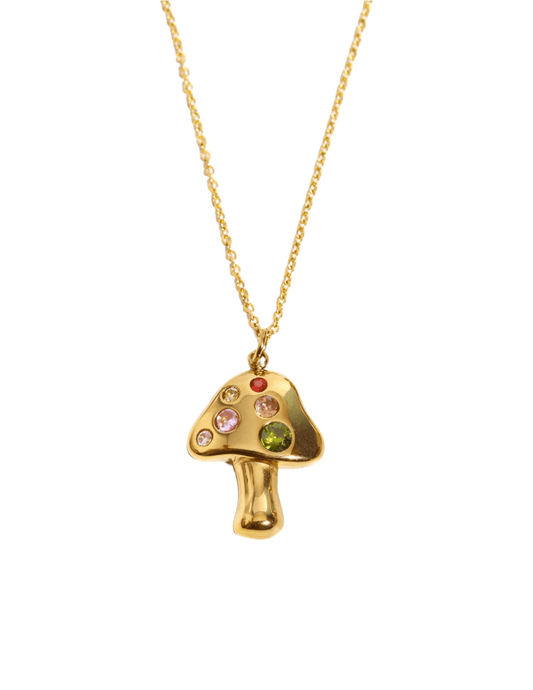 Austin Blaze Statement Mushroom Necklace