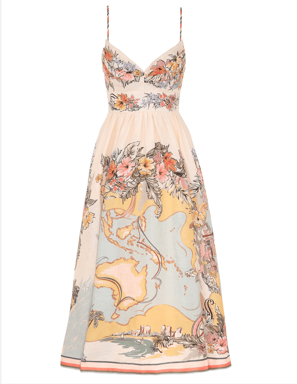 PRE-ORDER-Zimmermann Tallow Tucked Bodice Dress