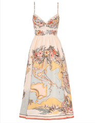 PRE-ORDER-Zimmermann Tallow Tucked Bodice Dress