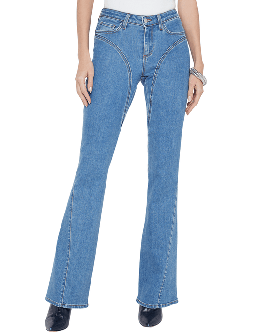 PRE-ORDER-L'Agence Deanna Low Rise Seamed Flare Jean