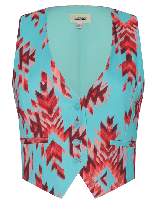 PRE-ORDER-L'Agence Jianna Cropped Vest