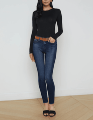 L'AGENCE Marguerite High Rise Jean in Lavelle