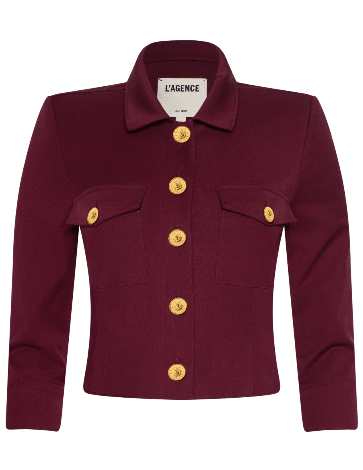L'Agence - L'AGENCE Kumi Cropped Fitted Jacket - Buy Online