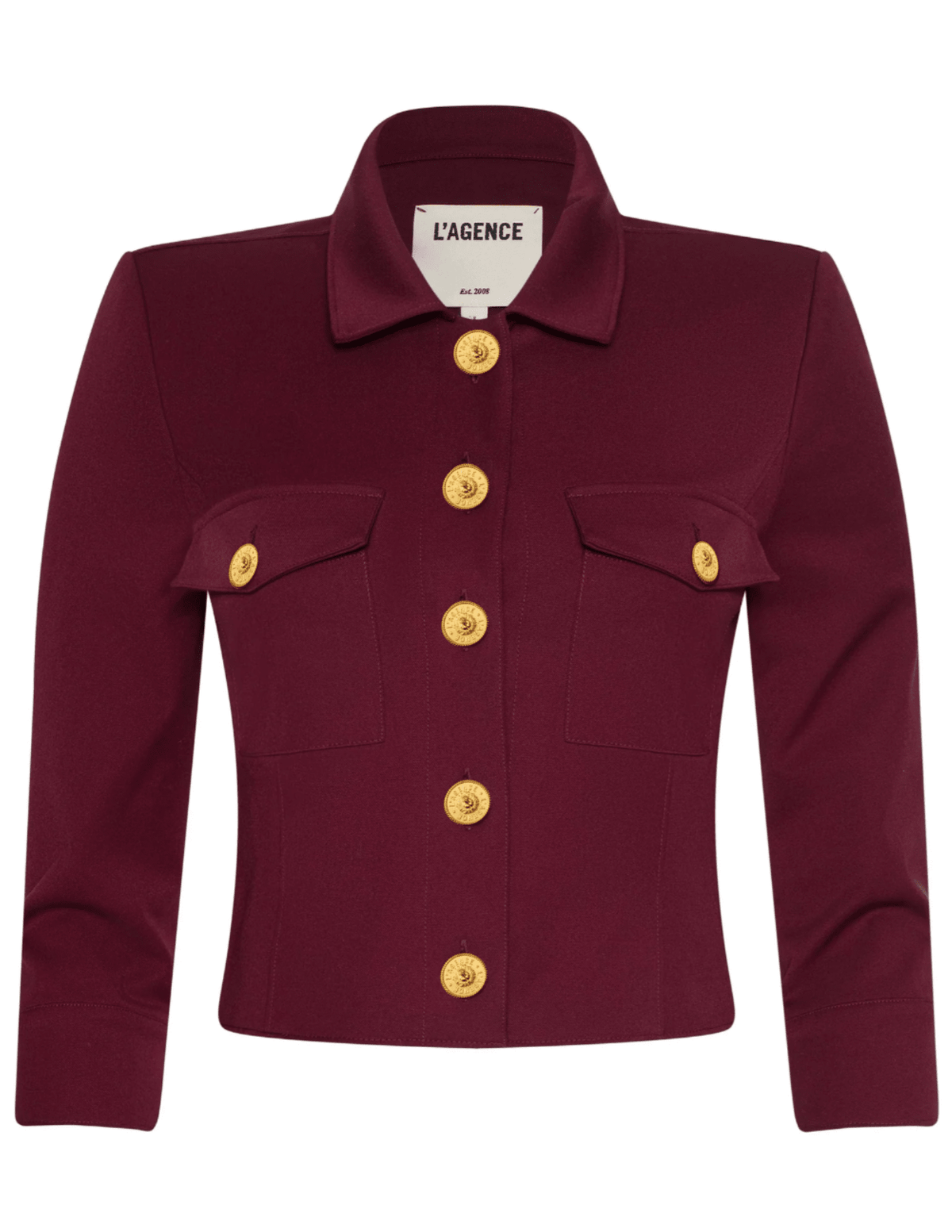 L'Agence - L'AGENCE Kumi Cropped Fitted Jacket - Buy Online