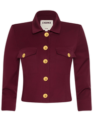 L'Agence - L'AGENCE Kumi Cropped Fitted Jacket - Buy Online