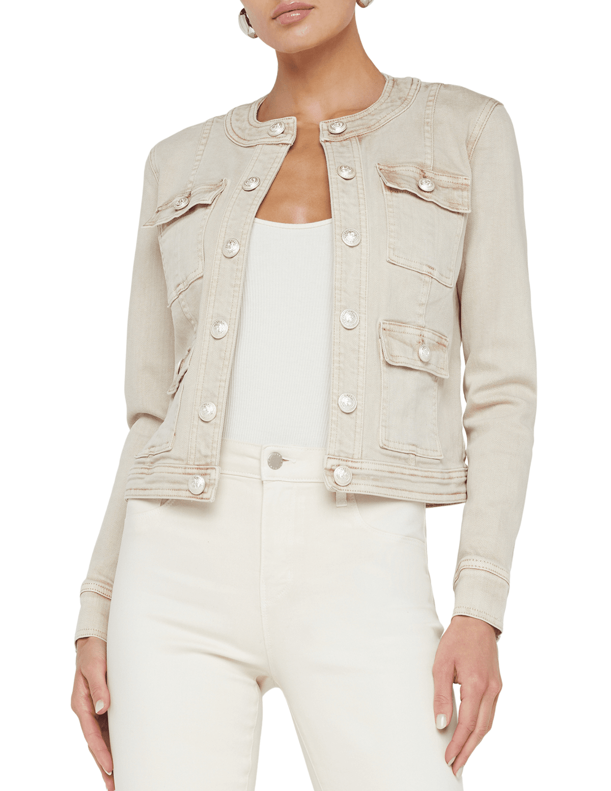 PRE-ORDER-L'Agence Yari Collarless Jacket