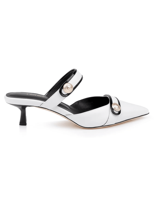 PRE-ORDER-L'Agence Gilliane Leather Mule Pump