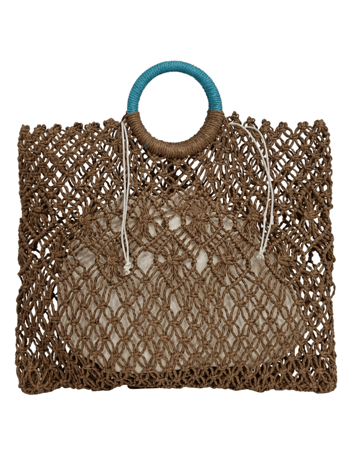St. Barths La Robe - St. Barths La Robe Hunter Macrame Top Hande Tote - Buy Online