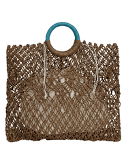 St. Barths La Robe - St. Barths La Robe Hunter Macrame Top Hande Tote - Buy Online