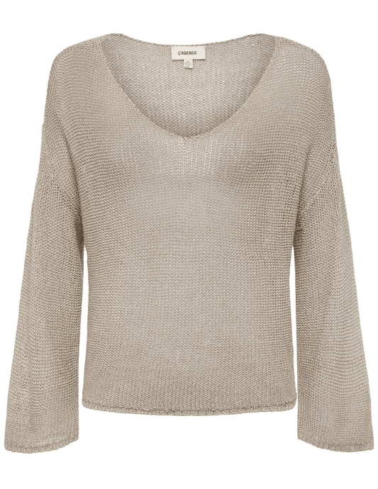 L'Agence Ethan Knit Pullover Sweater