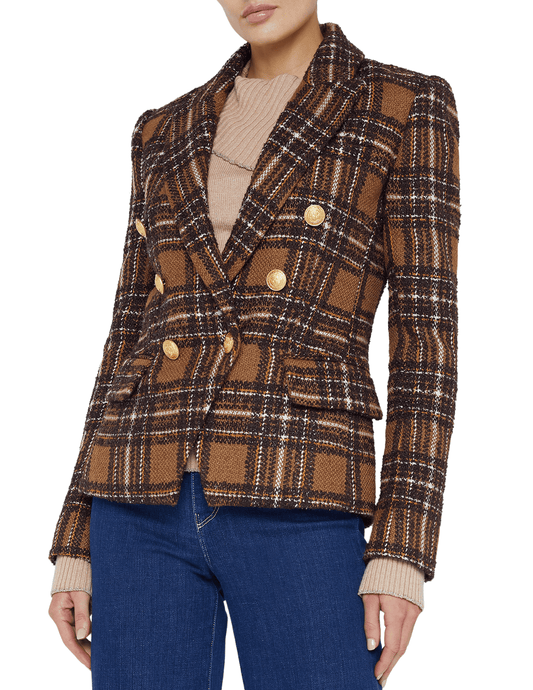 L'Agence Kenzie Double Breasted Blazer