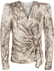 L'Agence Bensen Stretch Silk Blouse