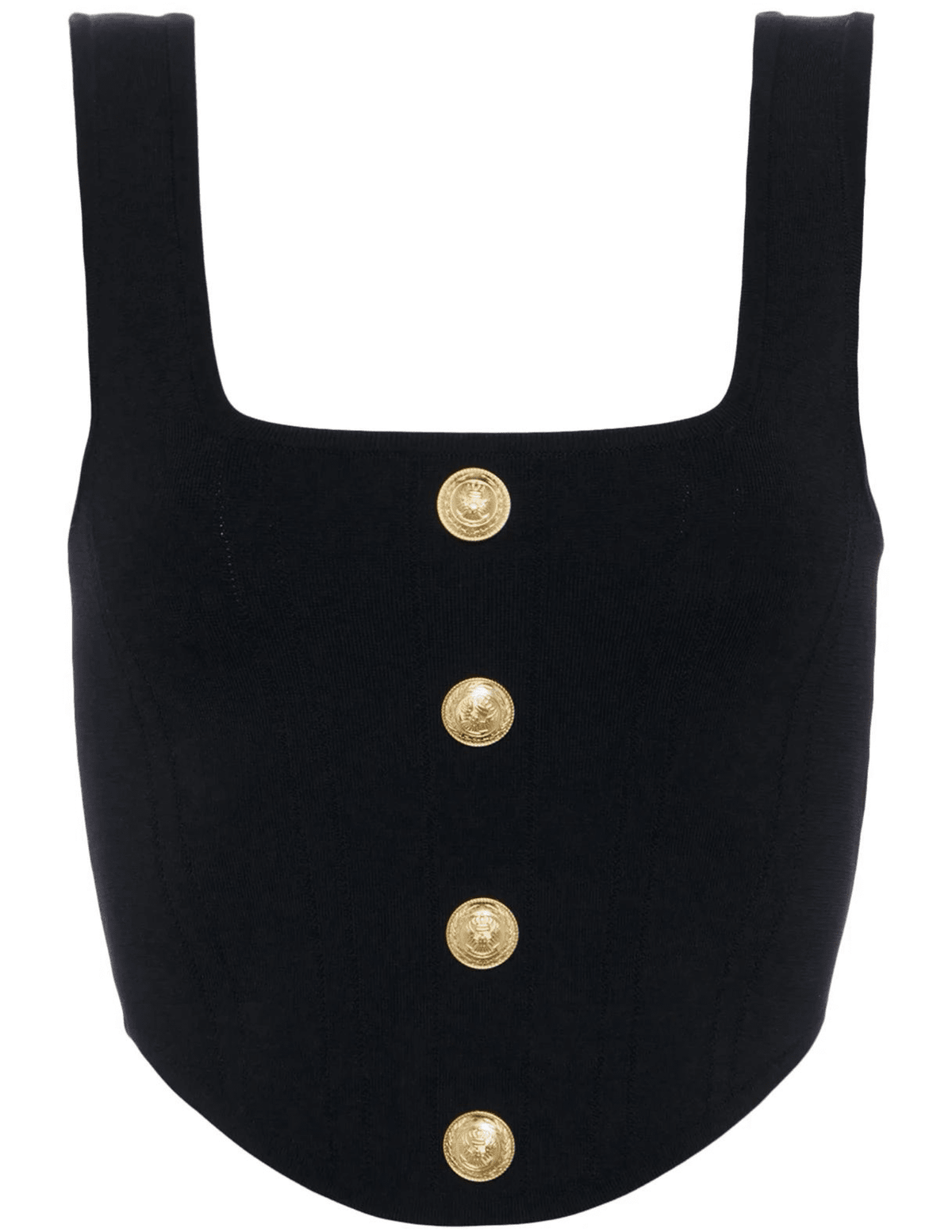 L'Agence Saga Square Neck Bustier Top