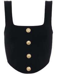 L'Agence Saga Square Neck Bustier Top