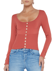 L'Agence Lanetta Scoop Neck Topigan