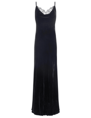 L'Agence Venice Cowl Lace Maxi Length Dress