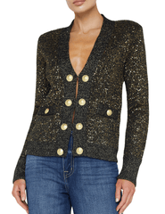 L'Agence Jinny Sequin Cardigan