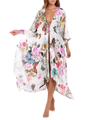 L'Agence Kara Kimono Cover Up