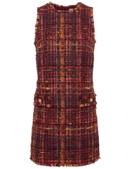 L'Agence Florian Tweed Shift Dress