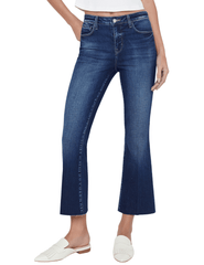 L'Agence Kendra High Rise Crop Flare Jean