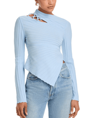Cult Gaia - Cult Gaia Tayla Knit Long Sleeve Top - Buy Online