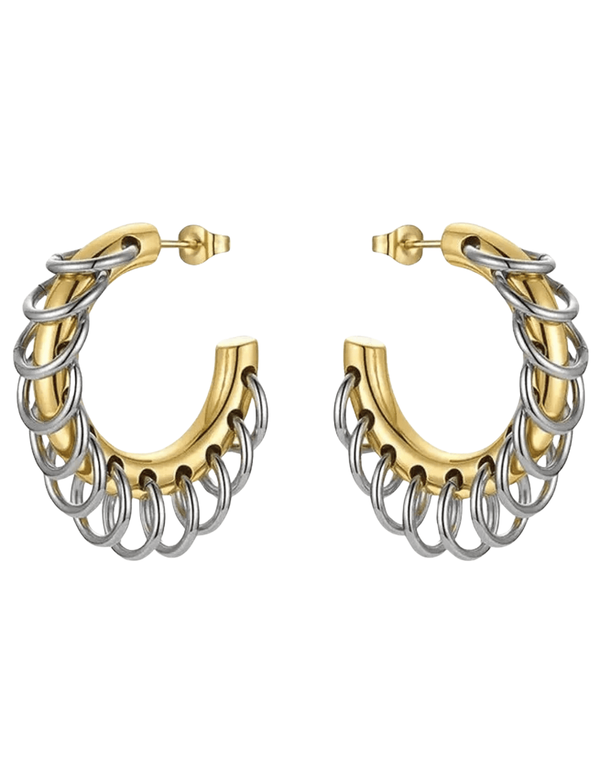 Austin Blaze Pierced Hoop Earrings