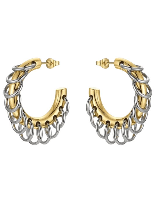 Austin Blaze Pierced Hoop Earrings