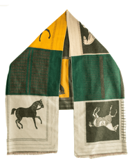 Austin Blaze Equestrian Cashmere Scarf