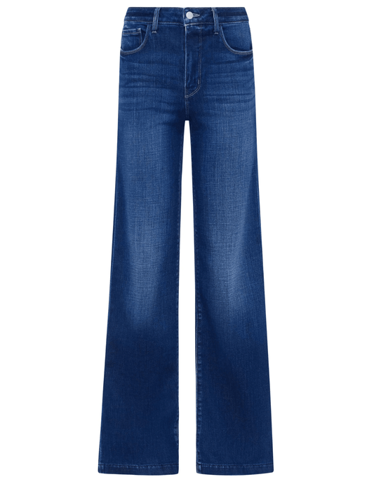 L’AGENCE Scottie High Rise Wide Leg Jeans in Marvista