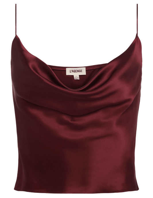 L'Agence Calista Cowl Neck Cami