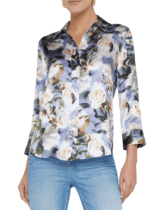 PRE-ORDER-L'Agence Dani Three Quarter Sleeve Blouse