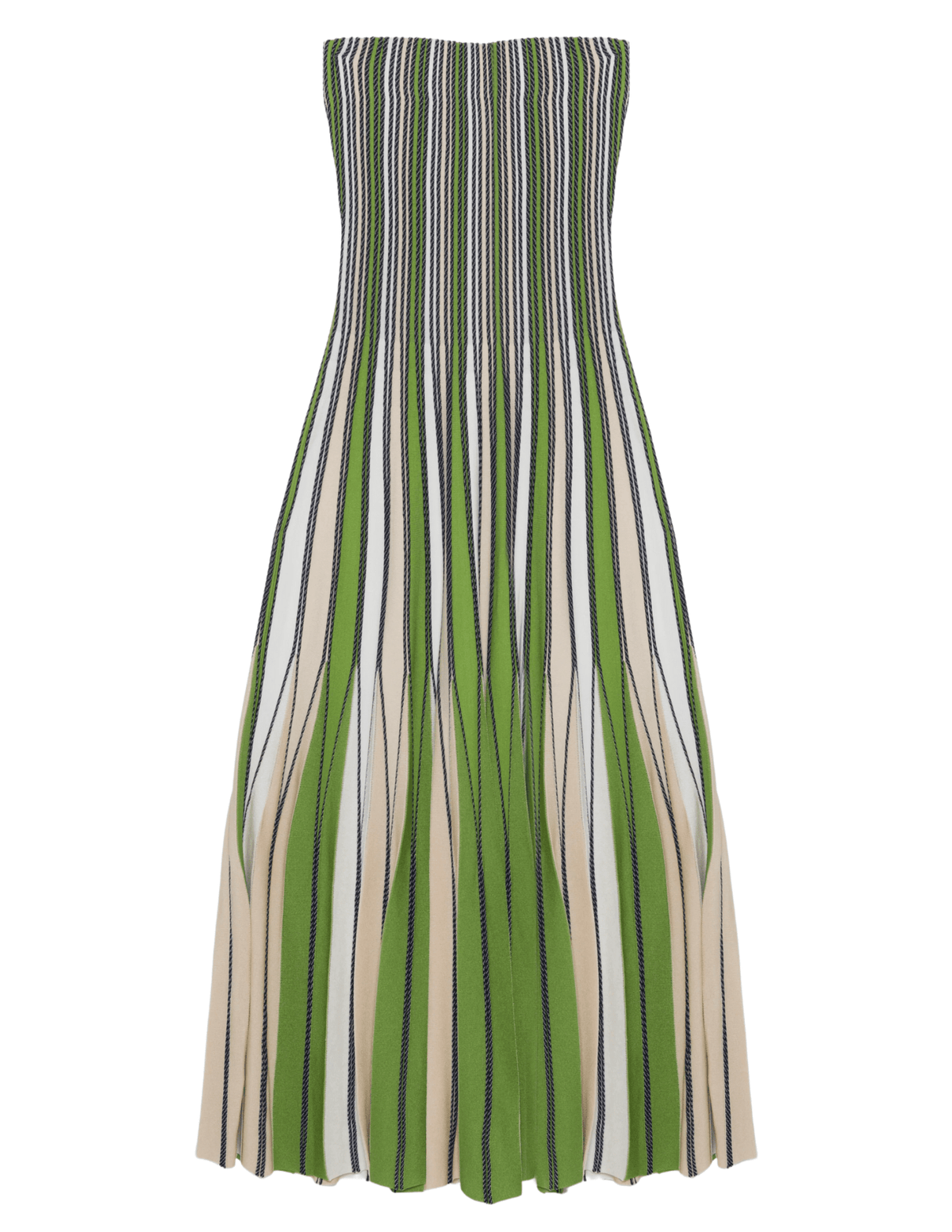 Simkhai Soliel Strapless Knit Midi Dress