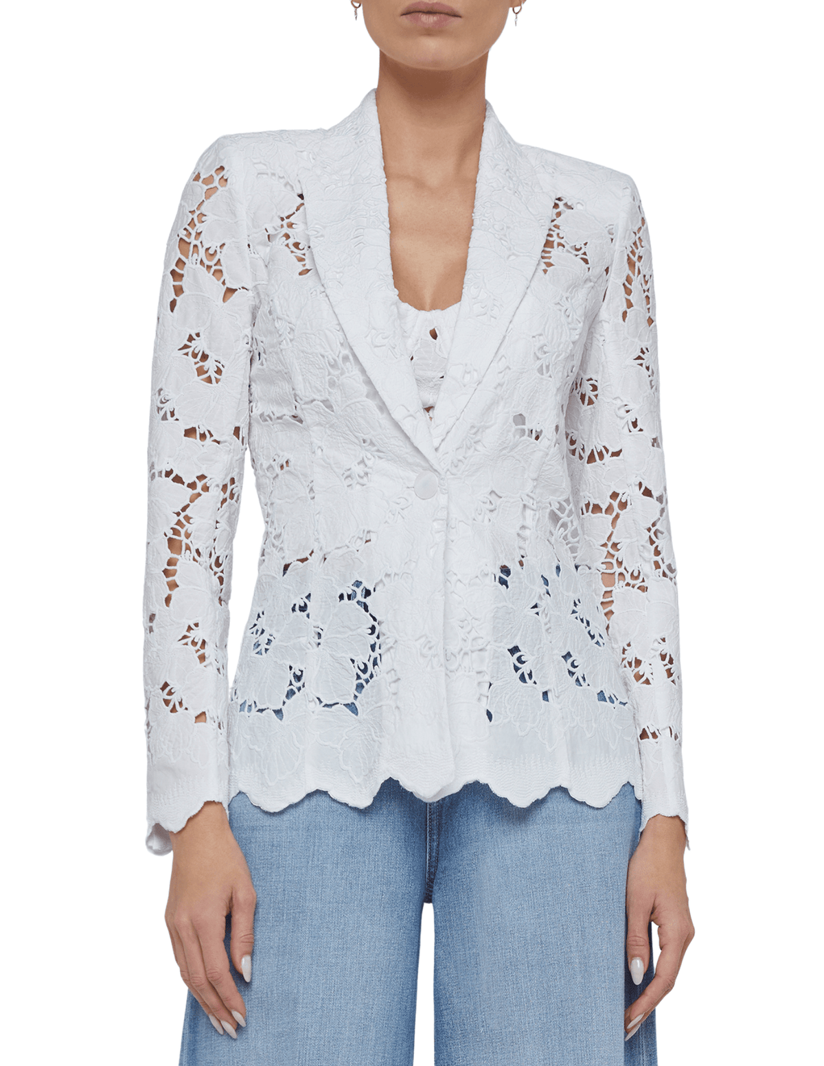 PRE-ORDER-L'Agence Clementine Lace Blazer