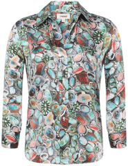 L'Agence Dani Three Quarter Sleeve Blouse