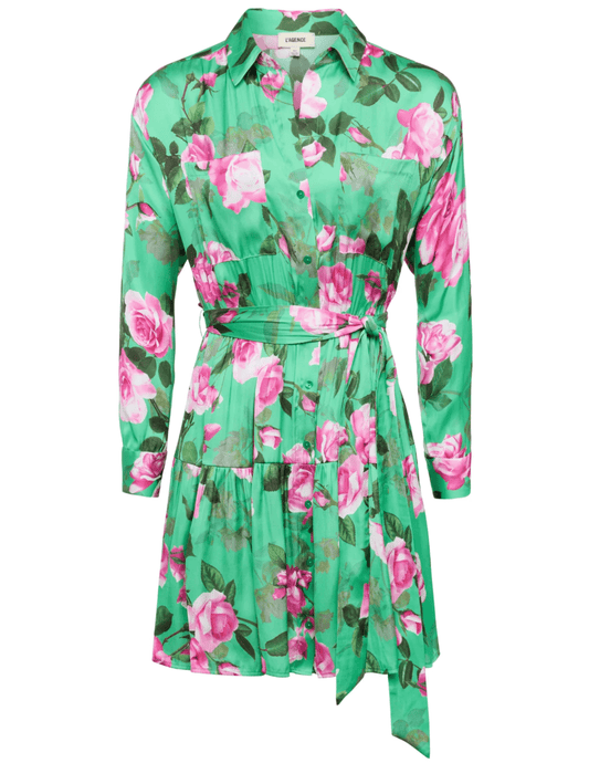 PRE-ORDER-L'AGENCE Virlen Tiered Shirt Dress