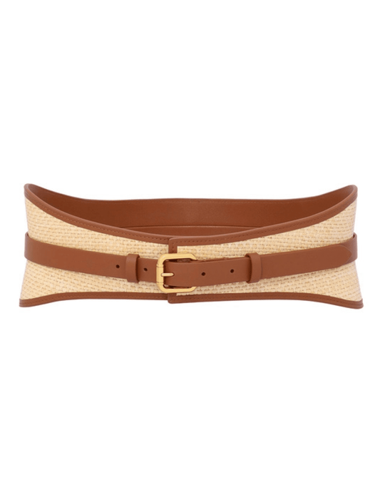 PRE-ORDER-Zimmermann Raffia Belt 100