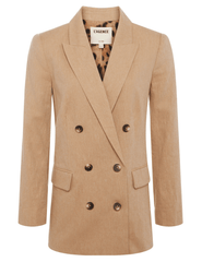 L'Agence Aimee Linen-Blend Boyfriend Blazer