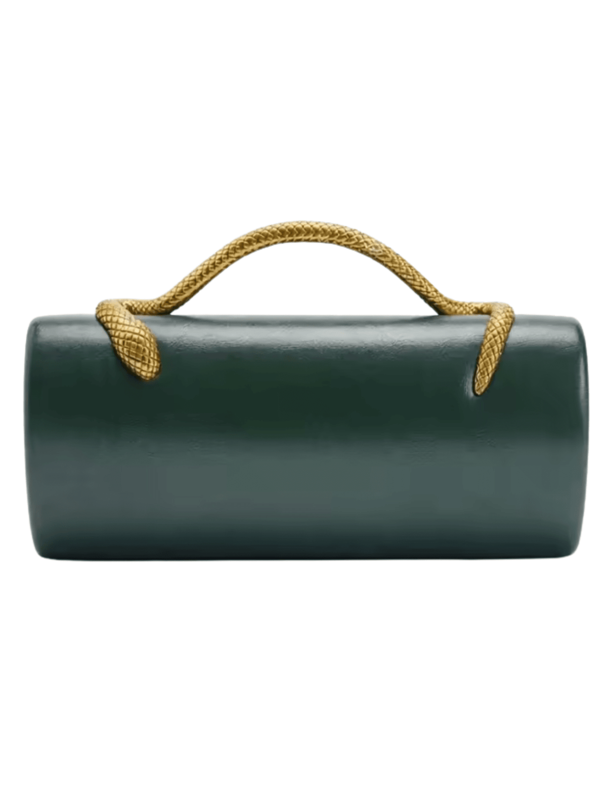 Austin Blaze Irisa Serpent Leather Clutch in Forest