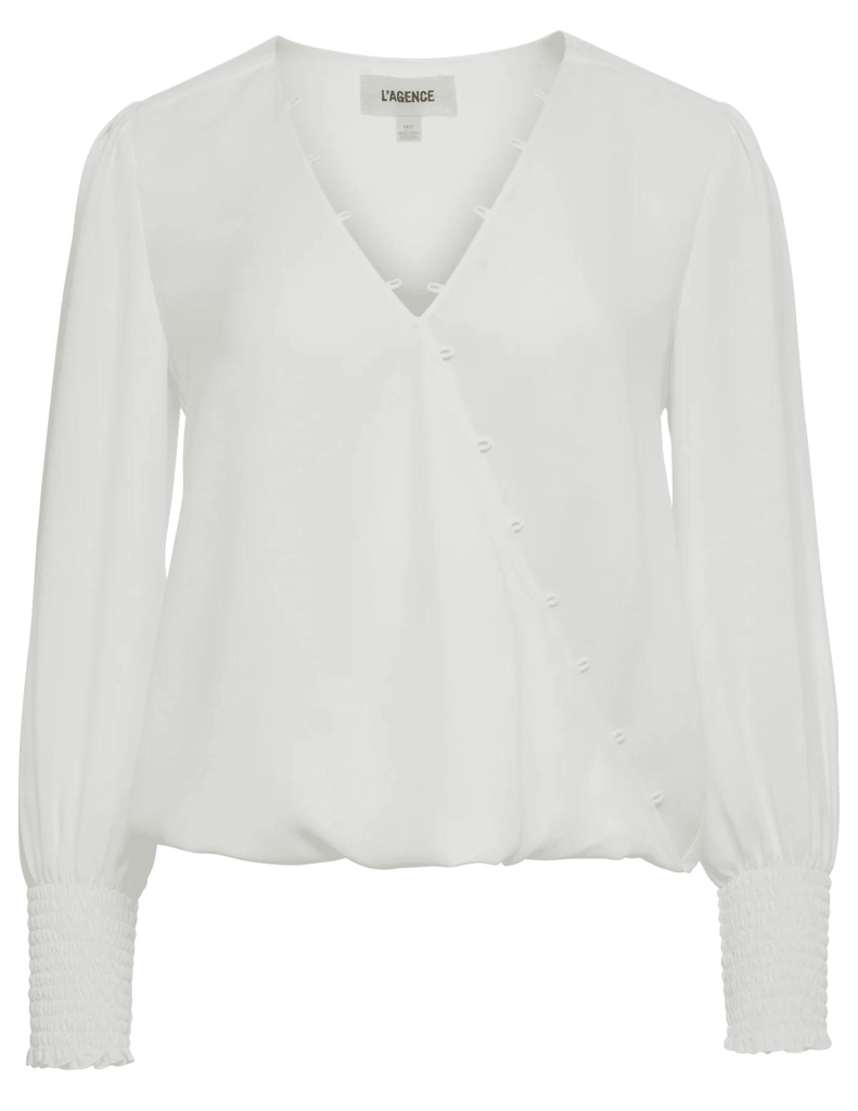 L'Agence Enzo Cross Front Blouse