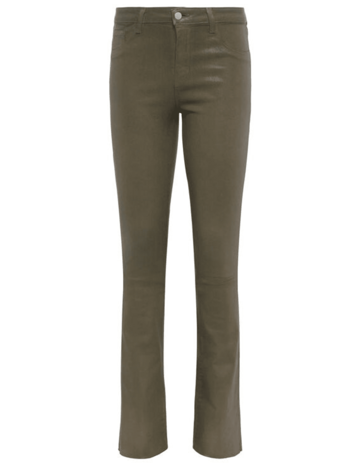L'Agence Ruth High Rise Straight Coated Jean