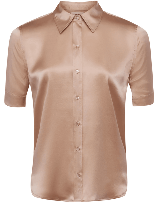 L'Agence Ellah Short Sleeve Blouse