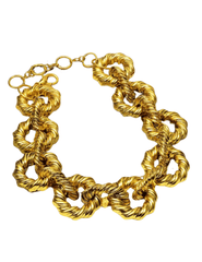 Fleur de Camélia Chunky Twisted Chain Necklace