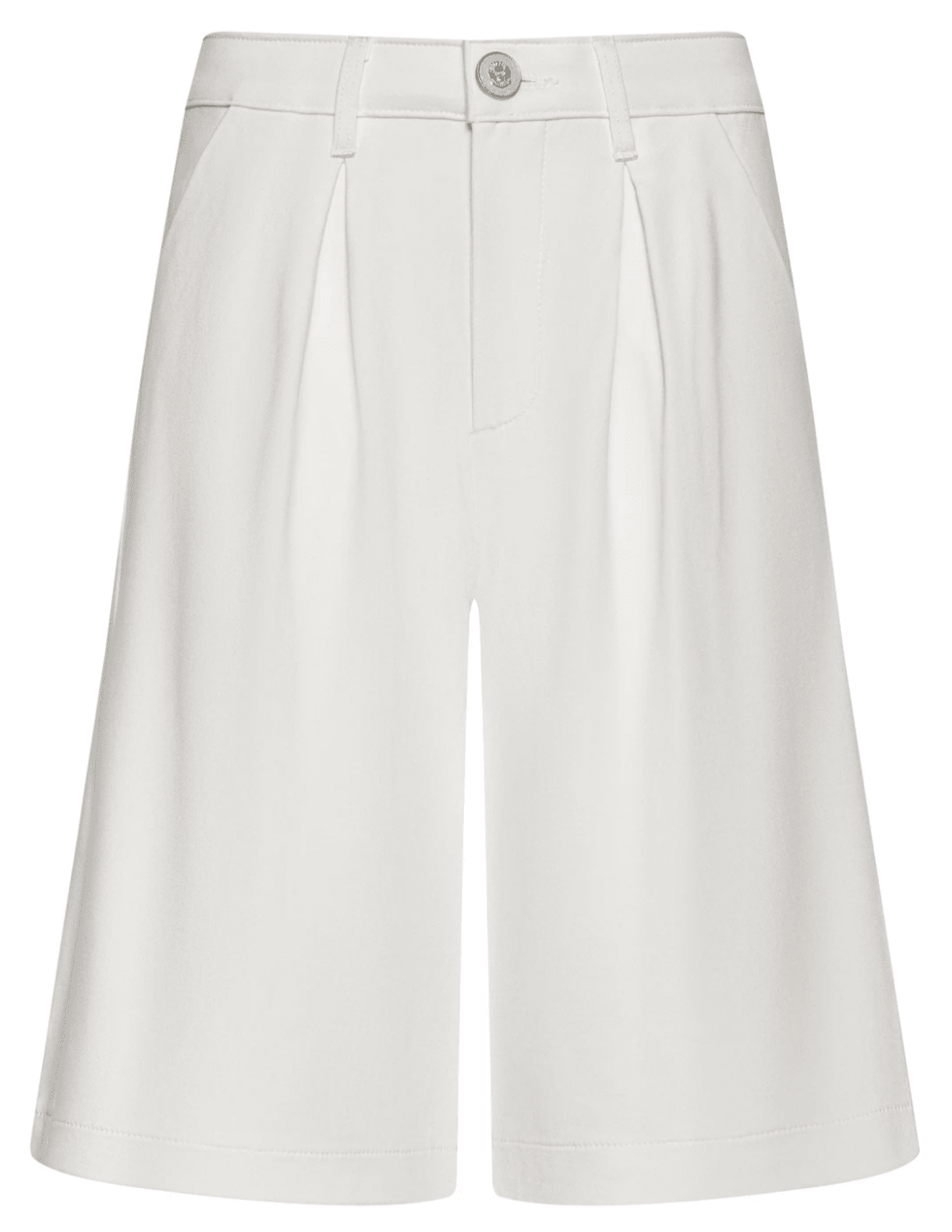 L'Agence - PRE-ORDER-L'AGENCE Akasha Tailored Ponte Bermuda Short in Ivory - Buy Online