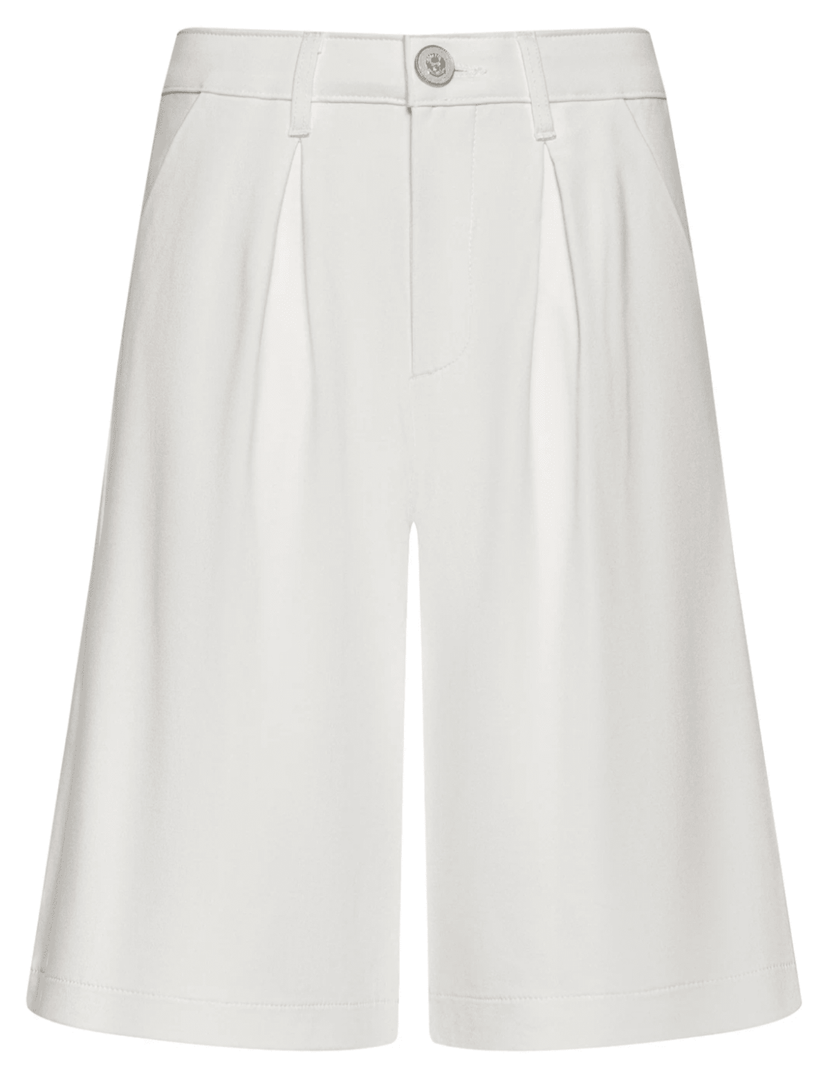 L'Agence - PRE-ORDER-L'AGENCE Akasha Tailored Ponte Bermuda Short in Ivory - Buy Online