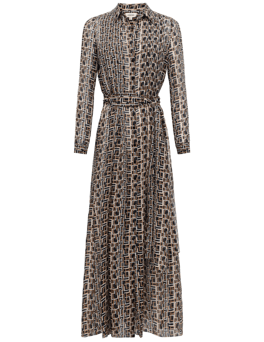 PRE-ORDER-L'AGENCE Klaudia Pin Tuck Shirt Dress