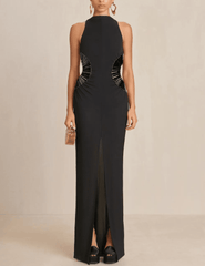 Cult Gaia Ryann Sleeveless Cut-Out Gown