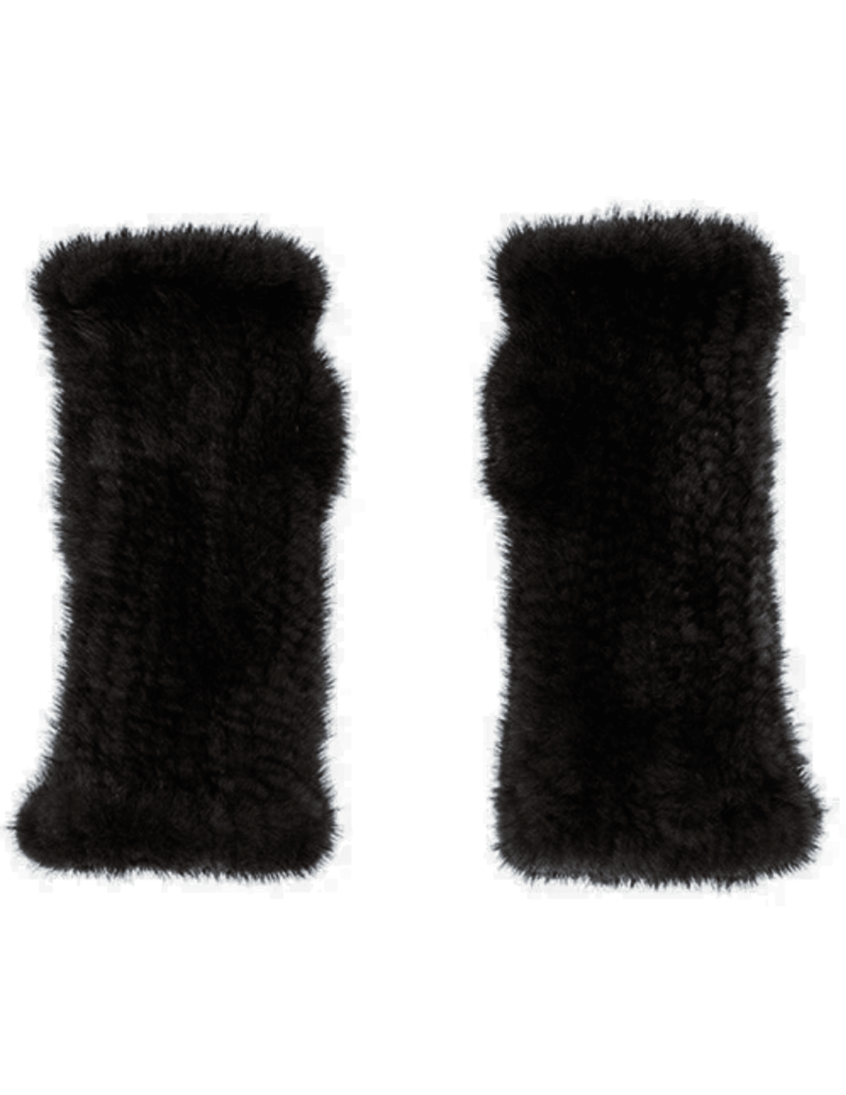 Fleur de Camélia - Fleur de Camélia Mink Knit Fingerless Gloves - Buy Online