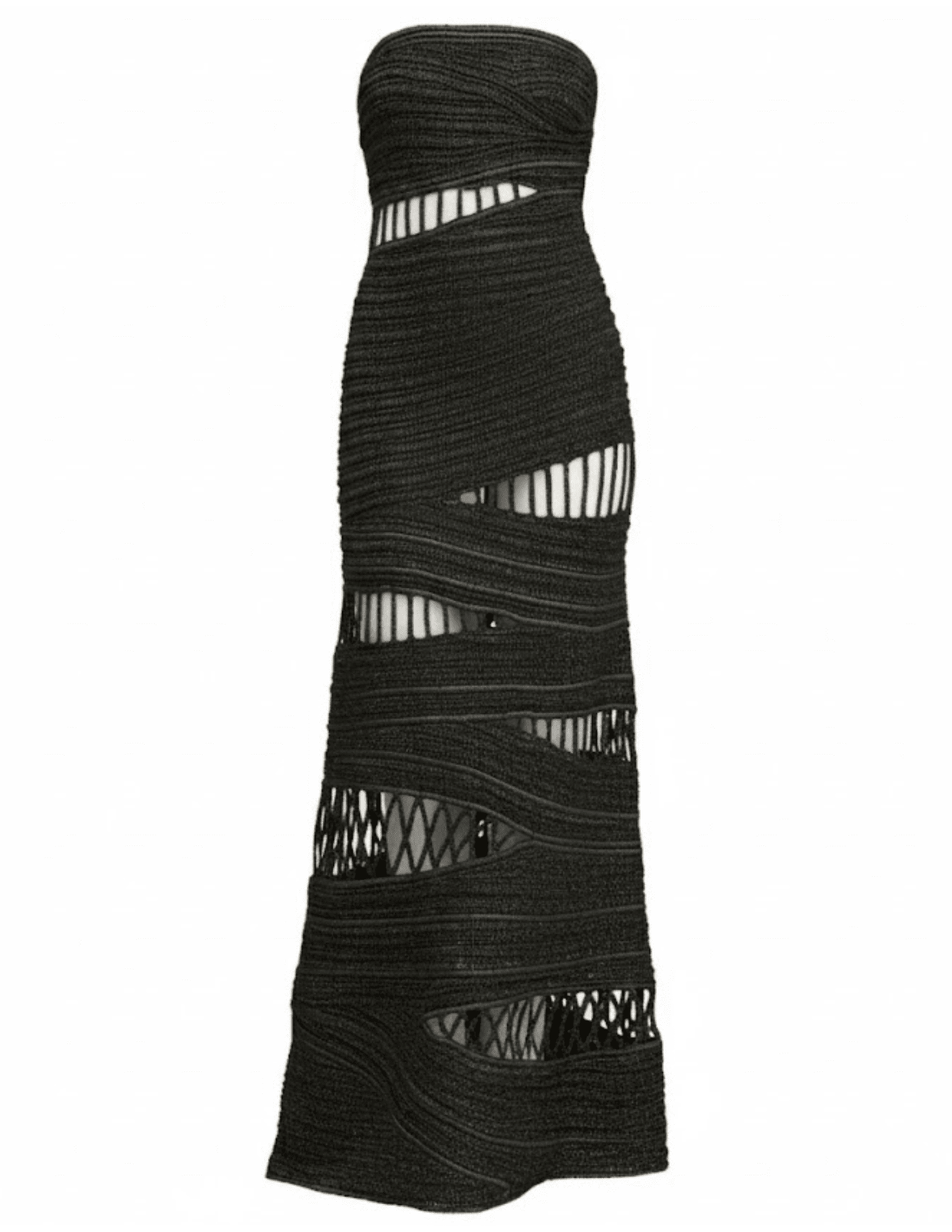 PRE-ORDER-Cult Gaia Amiru Raffia Gown in Black