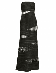 PRE-ORDER-Cult Gaia Amiru Raffia Gown in Black