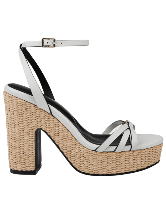 PRE-ORDER- L'Agence Genevra Woven Platform Sandal